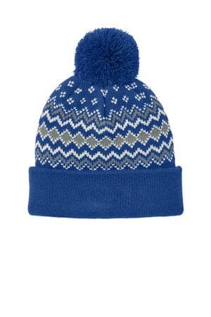 Image for Port Authority Alpine Pom Beanie C991