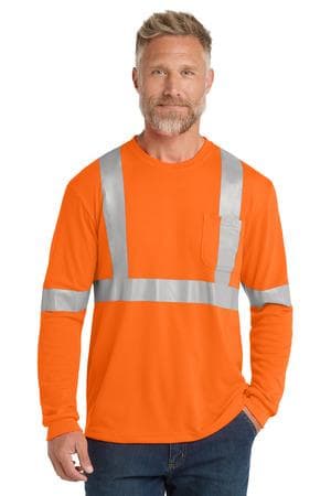 Image for CornerStone ANSI 107 Class 2 Long Sleeve Safety T-Shirt. CS401LS