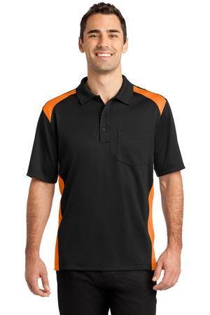 Image for CornerStone Select Snag-Proof Two Way Colorblock Pocket Polo. CS416