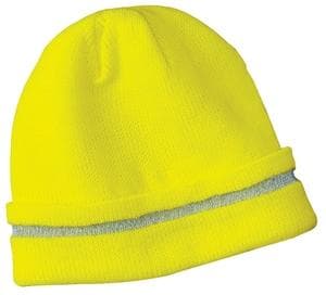 Image for CornerStone - Enhanced Visibility Beanie with Reflective Stripe. CS800