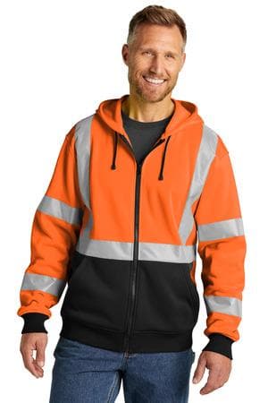 Image for CornerStone A107 Class 3 Heavy-Duty Fleece Full-Zip Hoodie CSF300