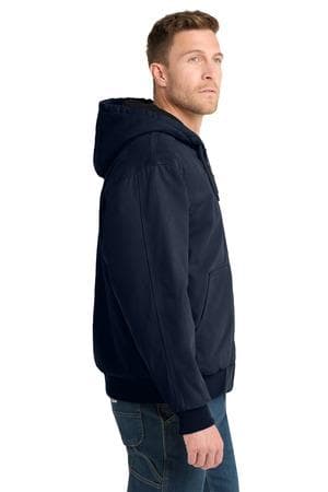 Image for CornerStone Washed Duck Cloth Insulated Hooded Work Jacket. CSJ41