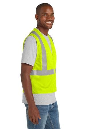 Image for CornerStone ANSI 107 Class 2 Mesh Zippered Vest. CSV102