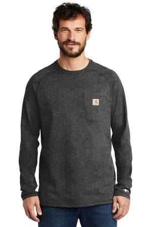 Image for DISCONTINUED Carhartt Force Cotton Delmont Long Sleeve T-Shirt. CT100393