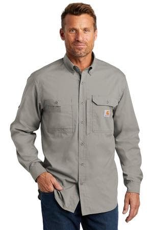 Image for Carhartt Force Ridgefield Solid Long Sleeve Shirt. CT102418