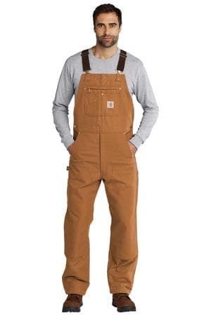 Image for Carhartt Duck Unlined Bib Overalls. CT102776