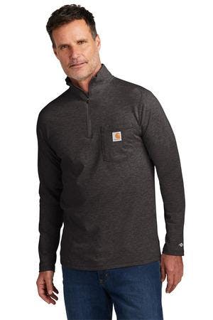 Image for Carhartt Force 1/4-Zip Long Sleeve T-Shirt CT104255