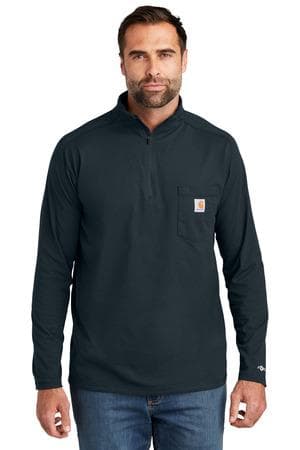 Image for Carhartt Force 1/4-Zip Long Sleeve T-Shirt CT106660