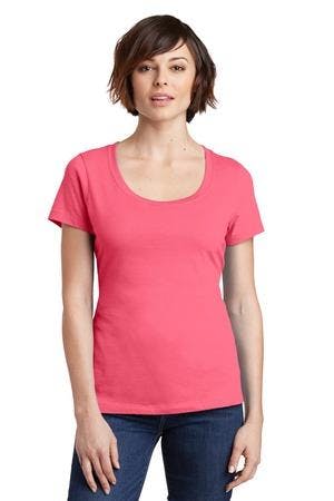 Image for District Women's Perfect Weight Scoop Tee. DM106L