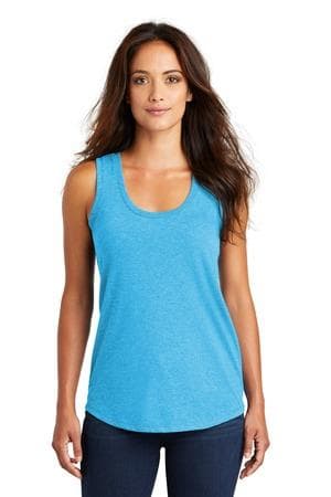 Image for District Women's Perfect Tri Racerback Tank. DM138L