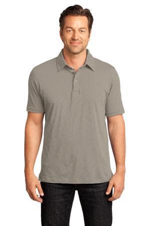 Image for DISCONTINUED District Made - Mens Slub Polo. DM350