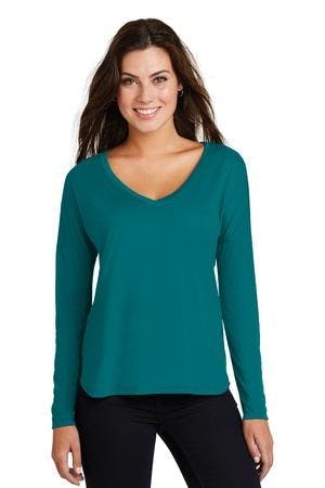 Image for DISCONTINUED District Women's Drapey Long Sleeve Tee. DM413