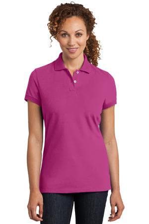 Image for DISCONTINUED District Made Ladies Stretch Pique Polo. DM425