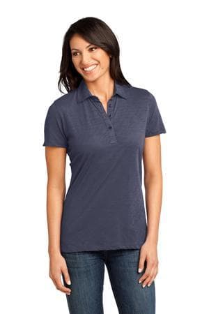 Image for DISCONTINUED District Made - Ladies Slub Polo. DM450