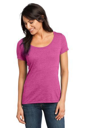 Image for DISCONTINUED District Made - Ladies Textured Scoop Tee. DM471