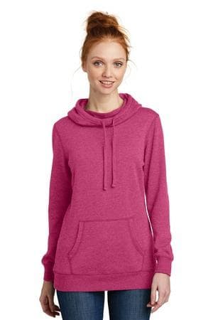 Image for District Women's Lightweight Fleece Hoodie. DM493