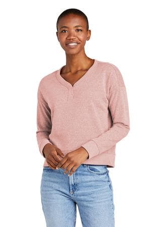 Image for District Women's Perfect Tri Fleece V-Neck Sweatshirt DT1312