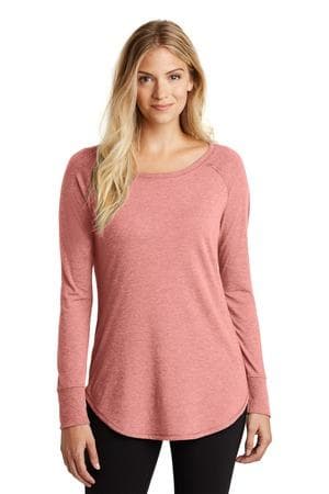 Image for District Women's Perfect Tri Long Sleeve Tunic Tee. DT132L