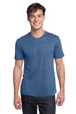 Image for DISCONTINUED District - Young Mens Textured Notch Crew Tee. DT172