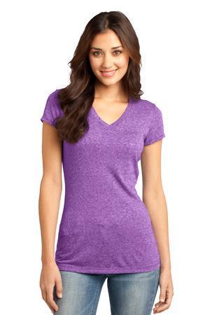 Image for DISCONTINUED District - Juniors Microburn V-Neck Tee. DT261