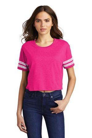 Image for District Women's Scorecard Crop Tee DT488