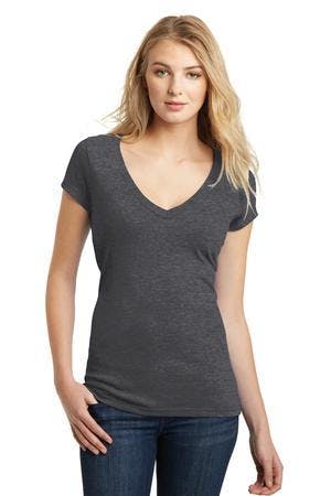 Image for DISCONTINUED District Juniors Very Important Tee Deep V-Neck. DT6502