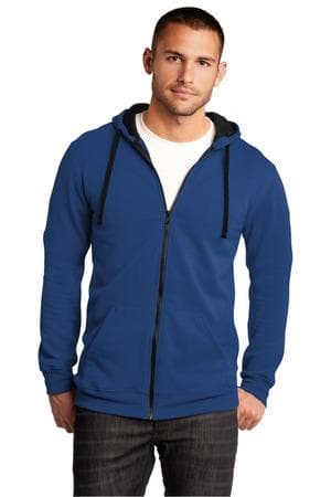 Image for District The Concert Fleece Full-Zip Hoodie. DT800