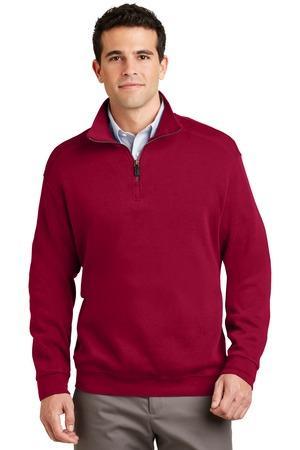 Image for DISCONTINUED Port Authority Flatback Rib 1/4-Zip Pullover. F220