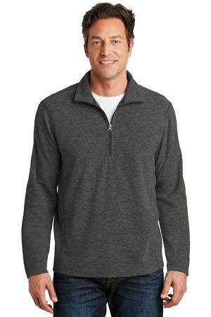 Image for Port Authority Heather Microfleece 1/2-Zip Pullover. F234