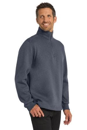 Image for Port Authority Slub Fleece 1/4-Zip Pullover. F295