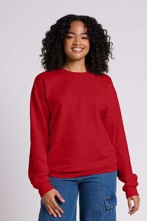 Image for Jerzees Ultimate Unisex CVC Ring Spun Crewneck Sweatshirt IC48M