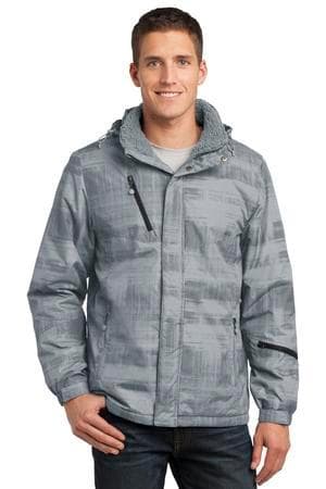 Image for DISCONTINUED Port Authority Brushstroke Print Insulated Jacket. J320