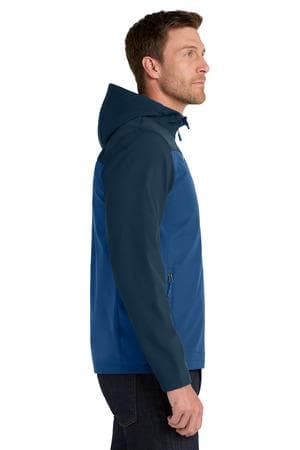 Image for Port Authority Hooded Core Soft Shell Jacket. J335