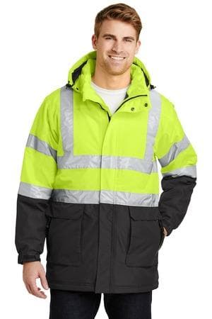 Image for Port Authority ANSI 107 Class 3 Safety Heavyweight Parka. J799S