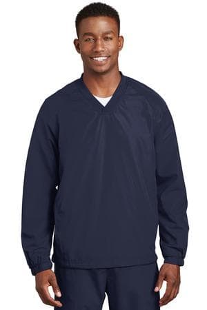 Image for Sport-Tek V-Neck Raglan Wind Shirt. JST72