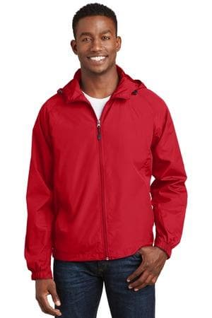 Image for Sport-Tek Hooded Raglan Jacket. JST73