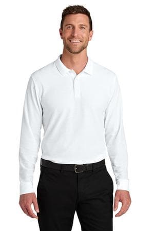 Image for Port Authority Wearever Signature Pique Long Sleeve Polo K200LS