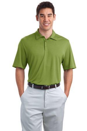 Image for DISCONTINUED Port Authority Poly-Charcoal Birdseye Jacquard Polo. K498