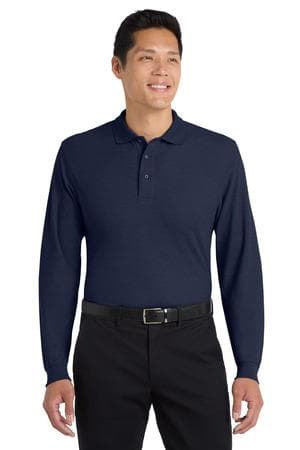 Image for Port Authority Silk Touch Long Sleeve Polo. K500LS