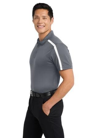 Image for Port Authority Silk Touch Performance Colorblock Stripe Polo. K547