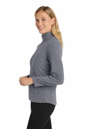 Image for Port Authority Women's Heather Microfleece Full-Zip Jacket. L235