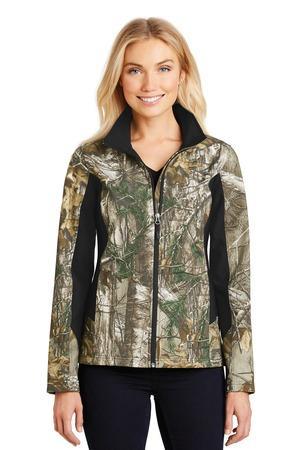 Image for DISCONTINUED Port Authority Ladies Camouflage Colorblock Soft Shell. L318C