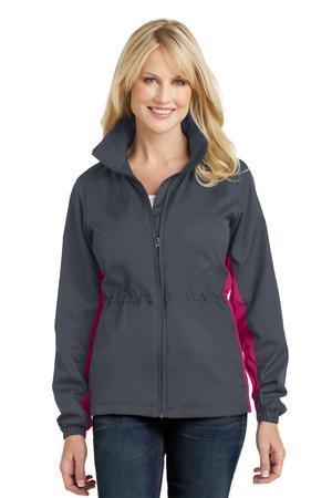 Image for DISCONTINUED Port Authority Ladies Core Colorblock Wind Jacket. L330