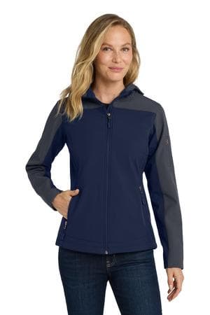 Image for Port Authority Women's Hooded Core Soft Shell Jacket. L335