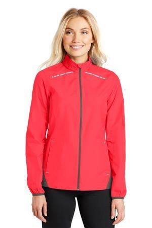 Image for DISCONTINUED Port Authority Ladies Zephyr Reflective Hit Full-Zip Jacket. L345