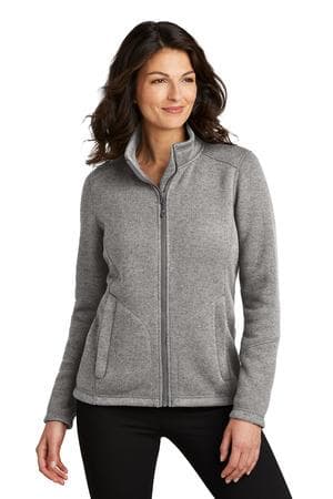 Image for Port Authority Women's Arc Sweater Fleece Jacket L428