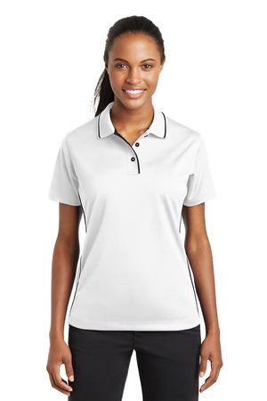 Image for DISCONTINUED Sport-Tek Ladies Dri-Mesh Polo with Tipped Collar and Piping. L467