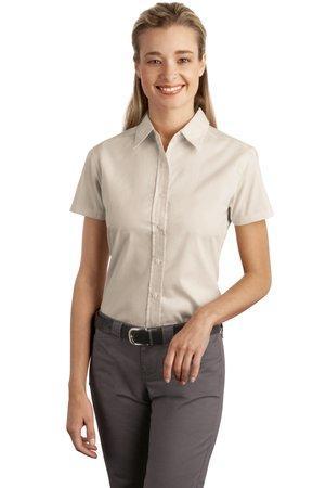 Image for DISCONTINUED Port Authority Ladies Short Sleeve Easy Care, Soil Resistant Shirt. L507