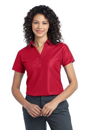 Image for DISCONTINUED Port Authority Ladies Vertical Pique Polo. L512