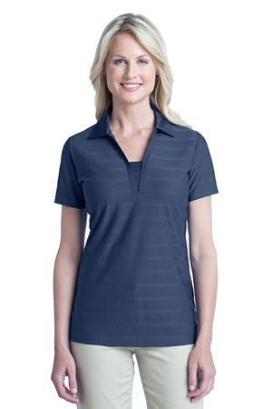 Image for DISCONTINUED Port Authority Ladies Horizontal Texture Polo. L514